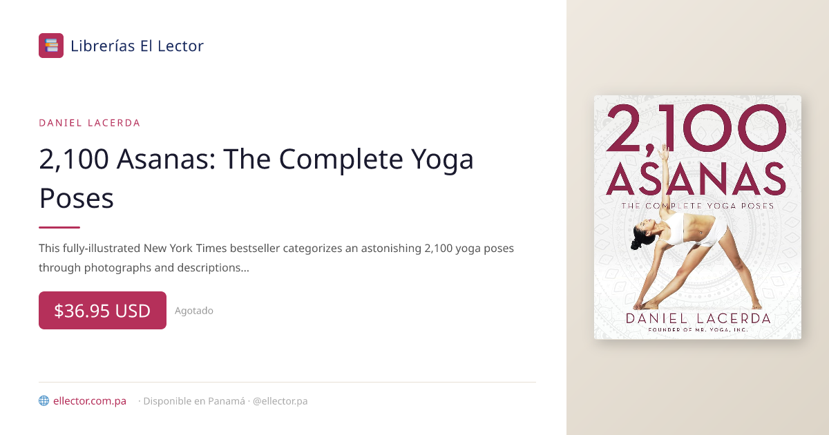 2,100 Asanas: The Complete Yoga Poses – Librerías El Lector Panamá