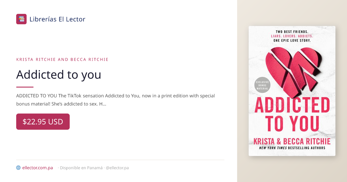 El Lector | Libro | Addicted to you – Librerías El Lector Panamá