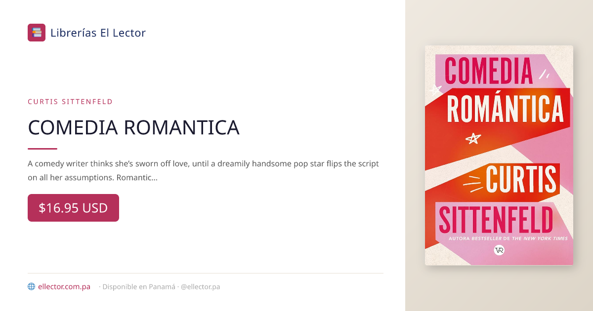 COMEDIA ROMANTICA – Librerías El Lector Panamá