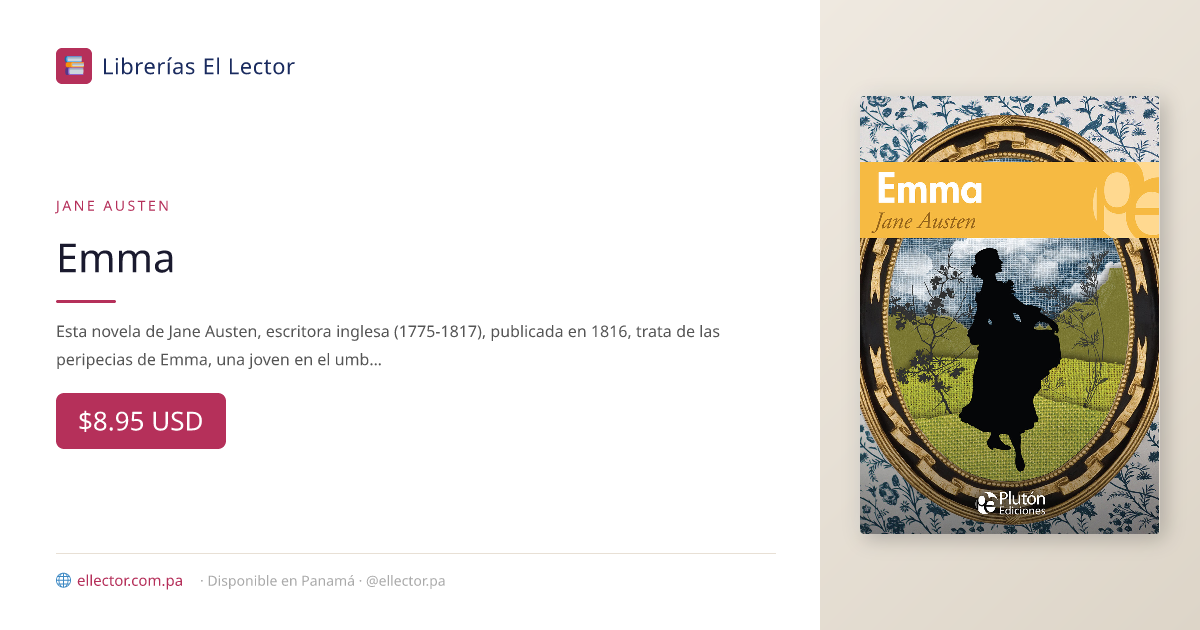 Emma | JANE AUSTEN | Libro – Librerías El Lector Panamá