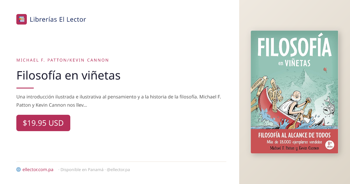 Filosofía en viñetas – Librerías El Lector Panamá