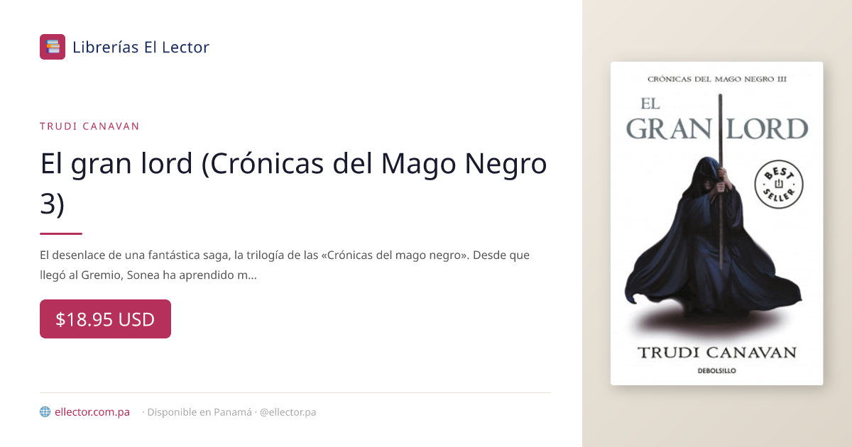 Gran Lord, El | CANAVAN TRUDI – Librerías El Lector Panamá