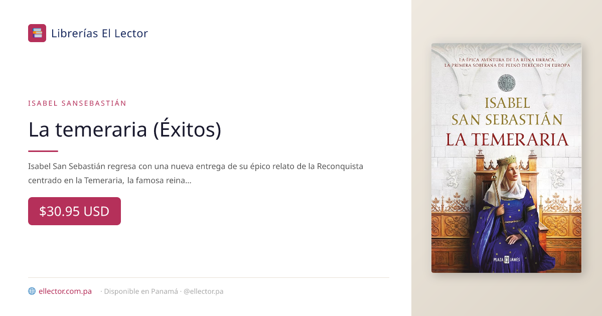 La temeraria (Éxitos) – Librerías El Lector Panamá