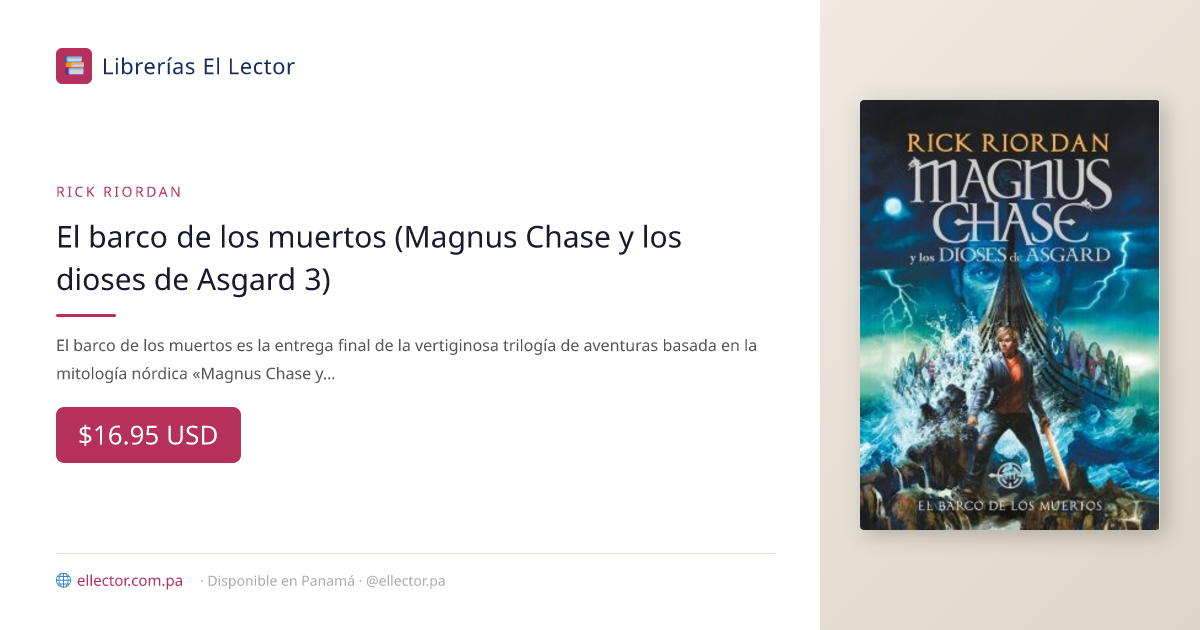 Libro | El barco de los muertos (Magnus Chase y los dioses de Asgard 3 ...