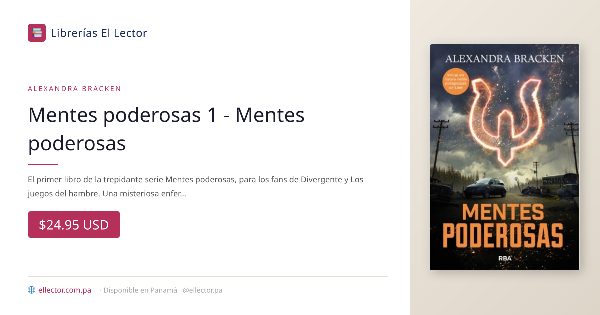 Mentes Poderosas 1. Mentes Poderosas | BRACKEN ALEXANDRA