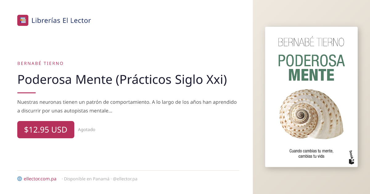 El Lector | Libro | Poderosa Mente (Prácticos Siglo Xxi) – Librerías El ...