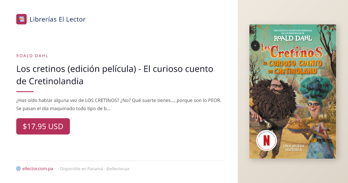 Libro Los cretinos (edición película) - El curioso cuento de ...