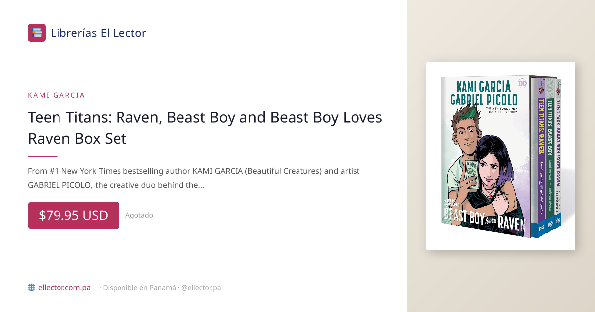 Teen Titans: Raven, Beast Boy and Beast Boy Loves Raven Box Set ...