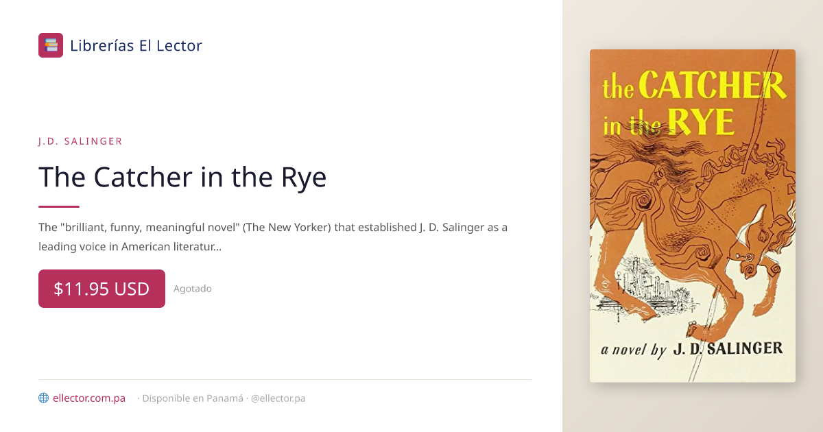 El Lector | Libro | The Catcher In The Rye – Librerías El Lector
