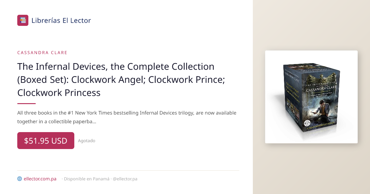 The Infernal Devices, the Complete Collection (Boxed Set): Clockwork A ...