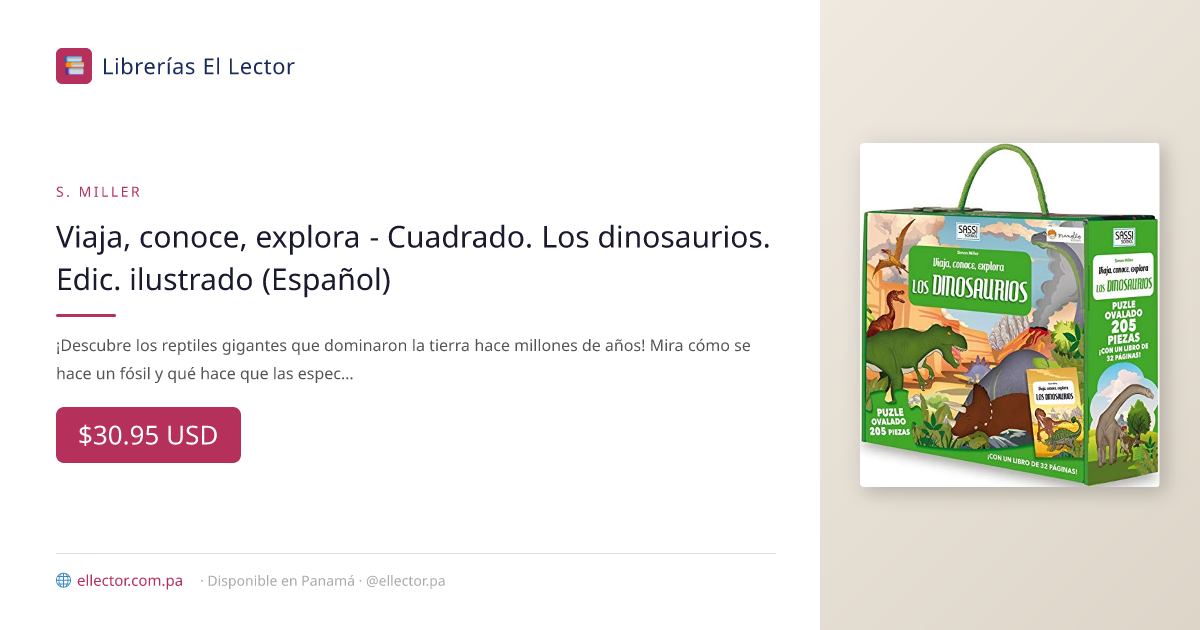 El Lector | Libro | Viaja, conoce, explora - Cuadrado. Los dinosaurios ...